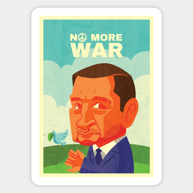 No More War Sticker by Kaexi